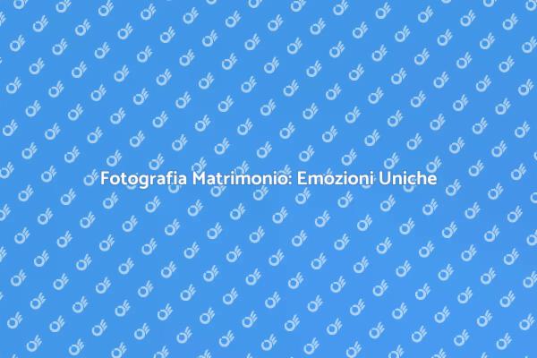 Matrimonio: Fotografia che Racconta