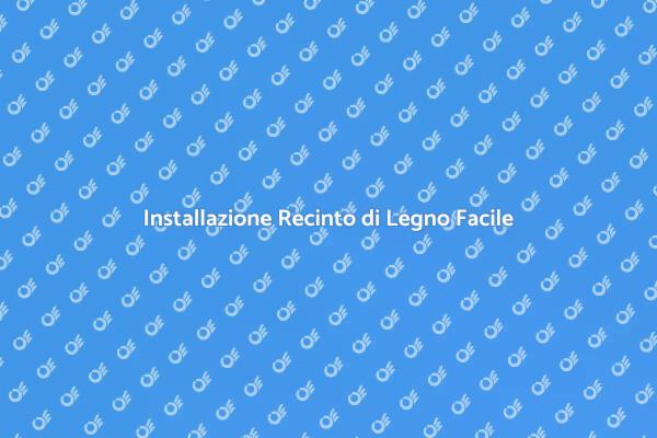 Come Costruire un Recinto di Legno