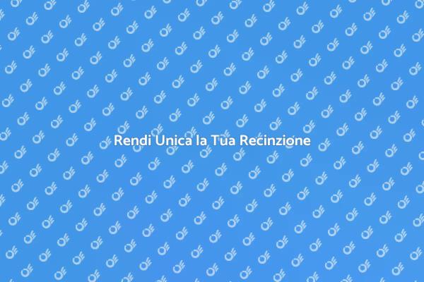 Trasforma la Tua Recinzione con Abbellimenti