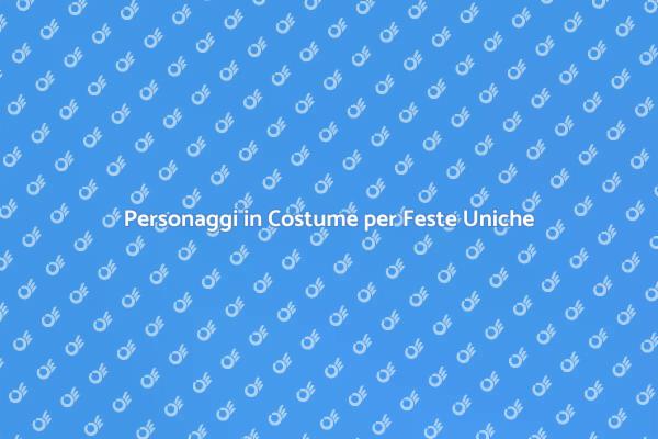 Trasforma la tua Festa con Costumi