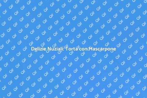 Torta Nuziale con Glassa al Mascarpone