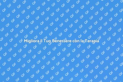 Consulenza Terapeutica per il Benessere