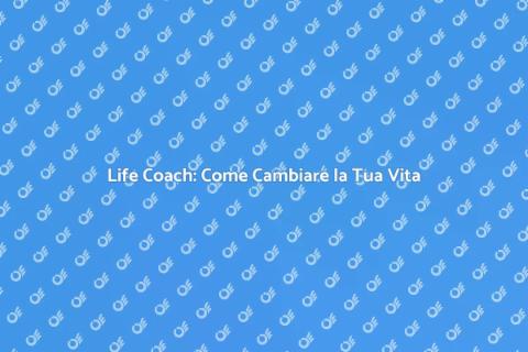 Seduta con il Life Coach: Scopri Valore