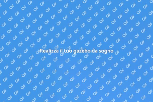 Crea il tuo rifugio con un gazebo