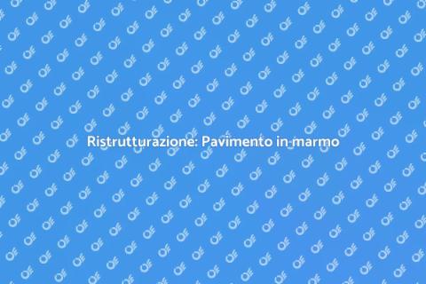 Sostituire il pavimento della cucina