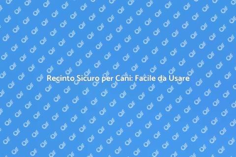 Recinto per Cani Facile da Assemblare