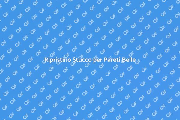 Ristruttura il Tuo Stucco Interno
