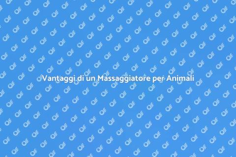 Massaggiatore Qualificato per Animali