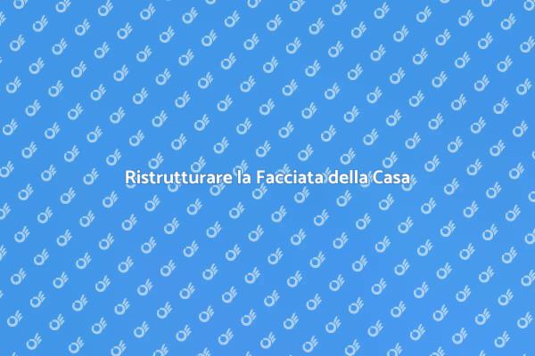 Ristrutturazione Facciata Efficace