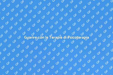 Terapie Individuali di Psicoterapia