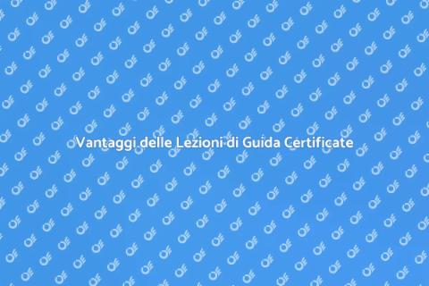 Lezioni di Guida con Istruttori Certificati