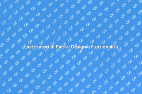 Lastricatori di Pietra per Esterni