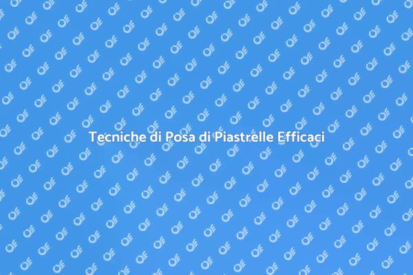 Ristrutturazione con Piastrelle Professionali