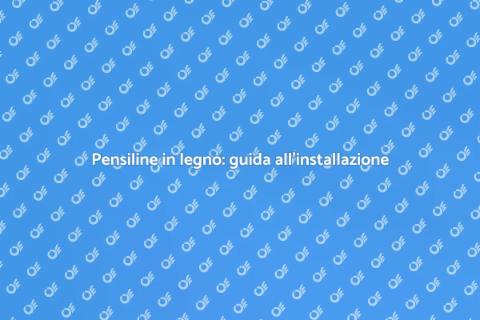 Installazione pensiline in legno