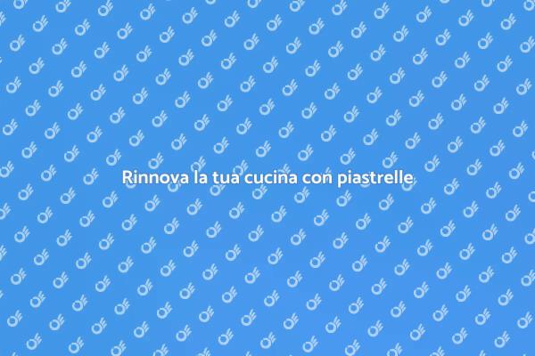 Cucina moderna con piastrelle industriali