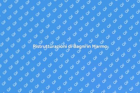 Trasforma il Tuo Bagno in Marmo