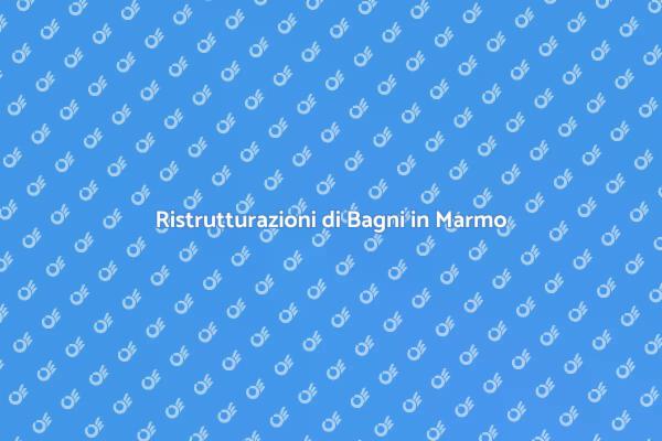 Il Bagno come Opera d'Arte in Marmo