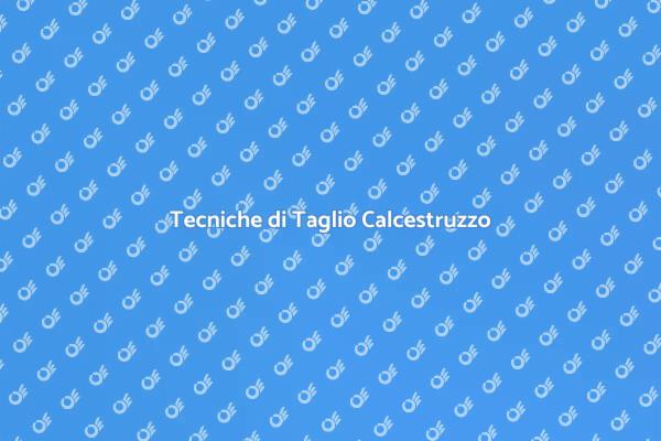 Tecniche Essenziali per il Calcestruzzo