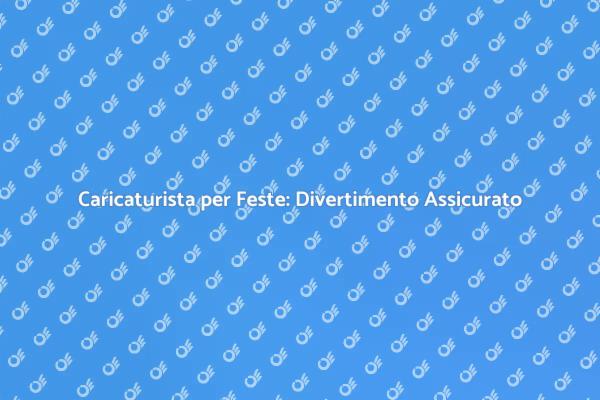 Caricaturista: Intrattenimento per Feste