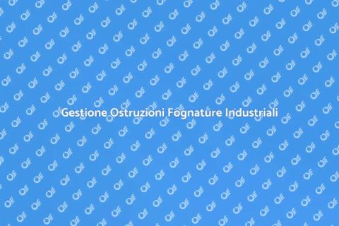 Ostruzioni e Danni Fognature Industriali