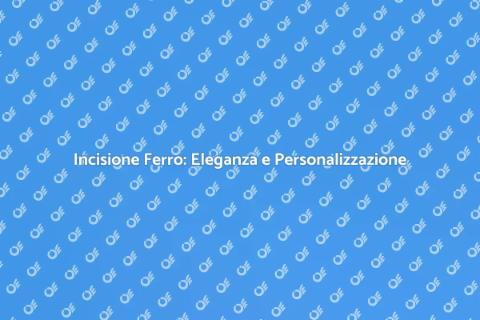Incidere sul Ferro: Arte e Design