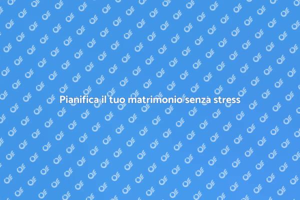 Matrimonio da sogno senza stress