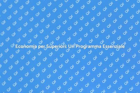 Programma di Studio Economia Superiori