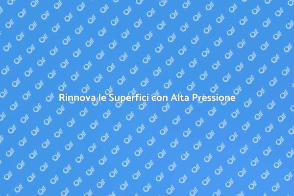 Magia della Pulizia ad Alta Pressione