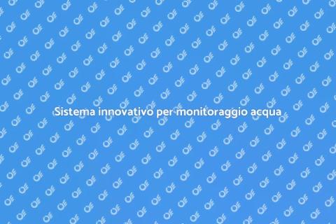 Monitoraggio acqua: tecnologia smart