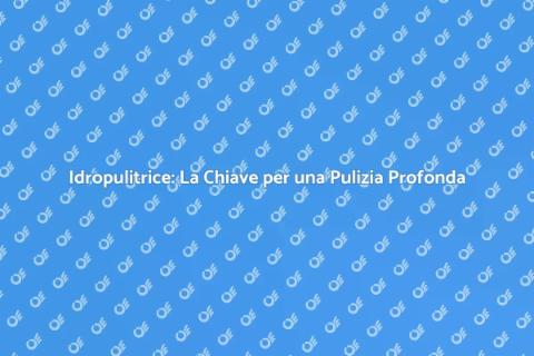 Pulizia Efficace con Idropulitrice