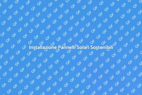 Montare Pannelli Solari e Fotovoltaici