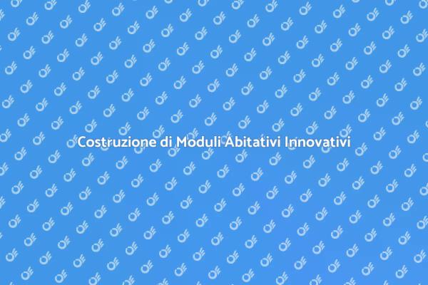 Moduli Abitativi: Innovazione e Sostenibilità