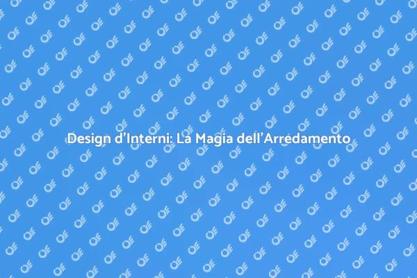 Il Potere dell'Arredatore d'Interni