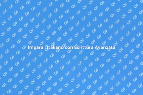 Corso di Italiano con Pratica Scritta