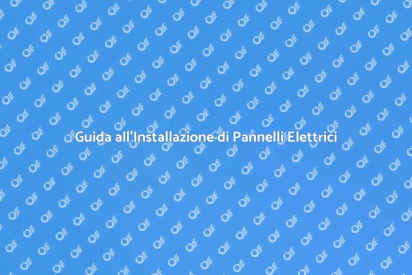 Pannelli Elettrici: Sicurezza e Comfort