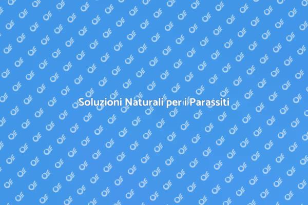Gestisci i Parassiti in Modo Sostenibile