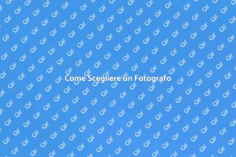 Ingaggiare un Fotografo Professionista