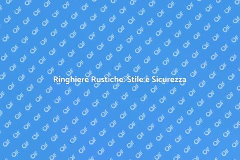 Installare Ringhiere in Stile Rustico