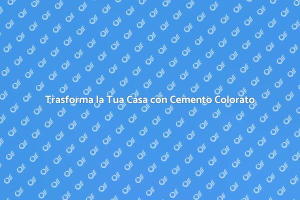 Pavimenti Colorati per Ogni Ambiente