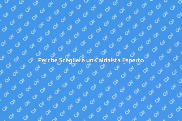 Perché Assumere un Caldaista?
