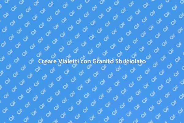 Vialetto Elegante in Granito Sbriciolato