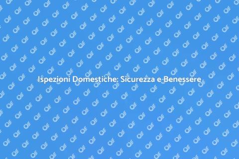 Ispezione Domestica: La Sicurezza Prima di Tutto