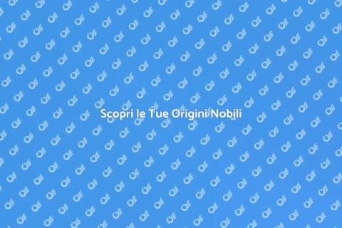 Ricerche Genealogiche Nobiliari