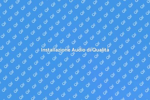 Consulenza per Installazione Audio