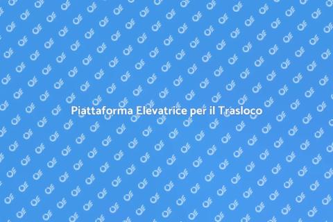 Noleggiare Piattaforma Elevatrice