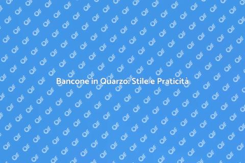 Bancone in Quarzo: Design e Funzionalità