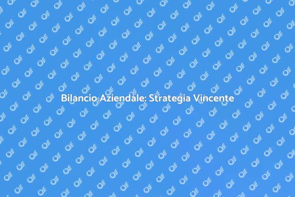 Rendi il Tuo Bilancio Aziendale Efficace