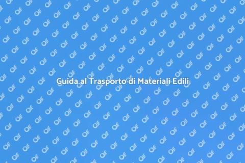 Trasporto Materiali Ristrutturazione