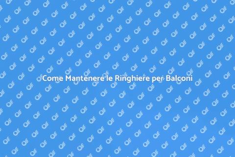 Proteggere Ringhiere per Balconi