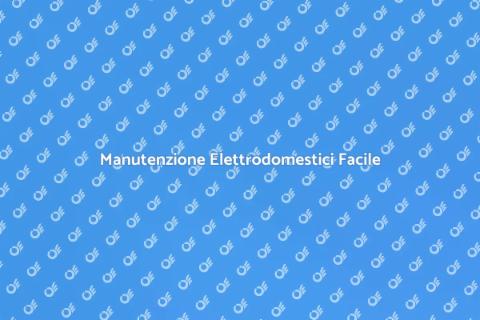 Sistemare Elettrodomestici Facile